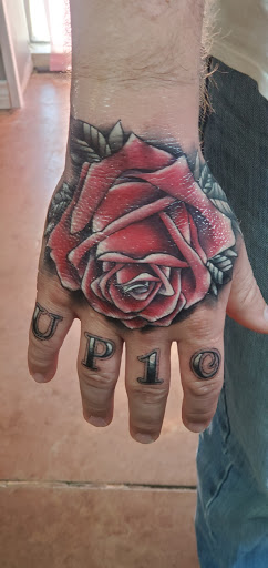 Explore gurren lagann tattoo ideas, creative tattoo ideas in Arlington, available at Urbans Tattoo & Piercing Studio