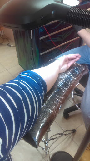 Explore saxophone tattoo ideas, creative tattoo ideas in Bayville, available at Hot Rod INKIN Tattoos, Piercing & Permanent Cosmetics