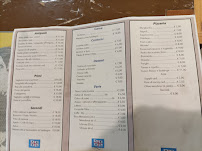 Menu du Camillo à Rome