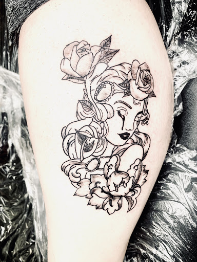 Explore gi joe tattoo ideas, creative tattoo ideas in Lake City, available at Crooked Spines Tattoo Studio