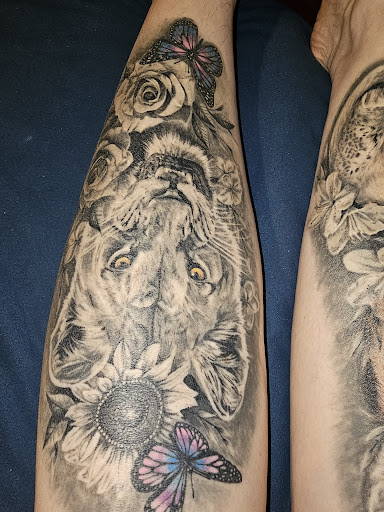 Explore book tattoos ideas, creative tattoo ideas in Fairmont, available at Heretic Ink