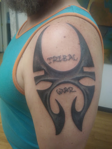 Explore shield maiden tattoo ideas, creative tattoo ideas in Molalla, available at Back40Tattoo