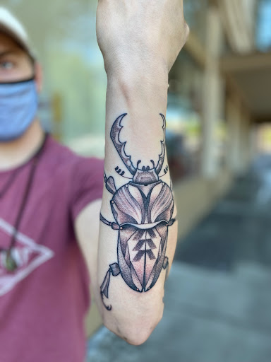 Explore simple witchy tattoo ideas, creative tattoo ideas in Savannah, available at tattoos by delan