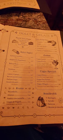 Caffe San Firenze à Florence menu