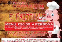 Menu / carte de Pizzeria Cappuccini à Pietrafitta
