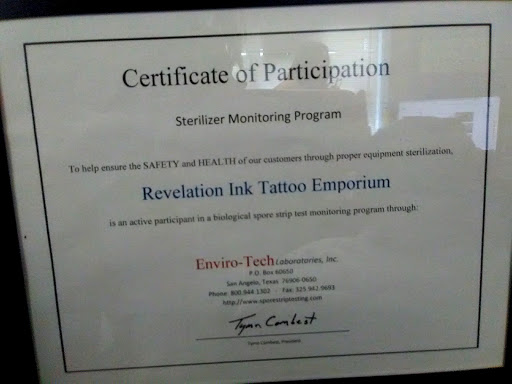 Tattoo Shop «Revelation Ink Tattoo Emporium», reviews and photos, 4672 S Main St, Acworth, GA 30101, USA