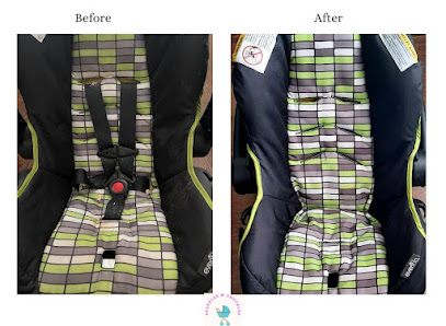 Sparkles and Chuckles Car Seat and Stroller Cleaning