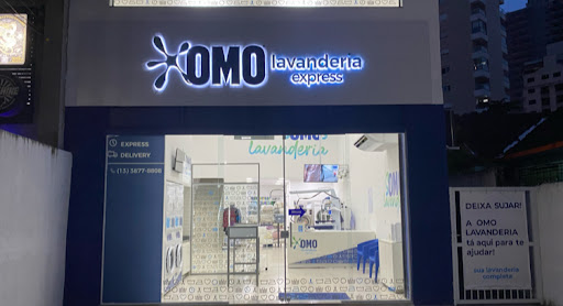 Logo da empresa - OMO Lavanderia Express Santos