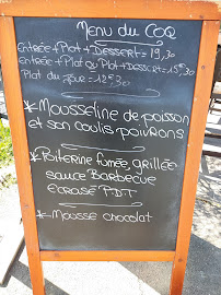 Restaurant français Le Champ du Coq à Witry-lès-Reims (le menu)