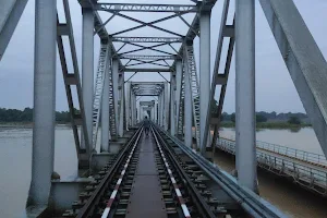 Jhanjharpur Kamla River Railway bridge image
