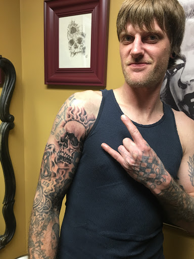 Explore spartan warrior tattoo ideas, creative tattoo ideas in Warner Robins, available at Untold Pain Tattoo Studio