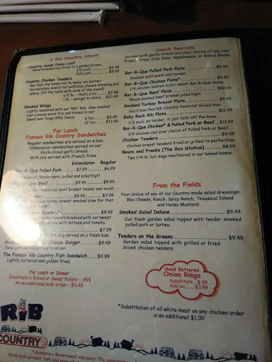 Barbecue Restaurant «Rib Country BBQ (Cleveland, GA)», reviews and photos, 2652 US-129, Cleveland, GA 30528, USA