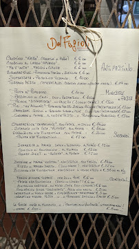 Restaurant toscan Ristorante del Fagioli à Florence (le menu)