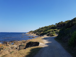Foto von Plage de Capon mit eine gerade küstenlinie