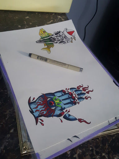 Explore monkey tattoo ideas, creative tattoo ideas in Ventura, available at JDs Tattoos