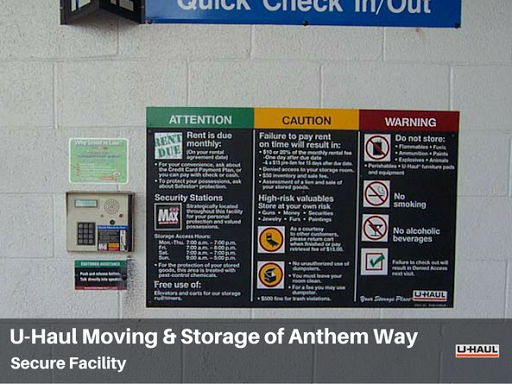 RV Storage Facility «U-Haul Moving & Storage of Anthem Way», reviews and photos, 42301 N 41st Dr, Anthem, AZ 85086, USA