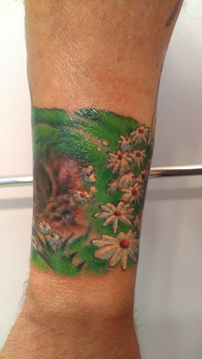 Explore fire fighter tattoo ideas, creative tattoo ideas in Severna Park, available at Oxblood Ink