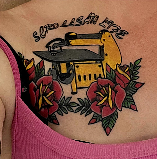 Explore mother and son matching tattoo ideas, creative tattoo ideas in Clive, available at Wild Rose Tattoo & Piercing