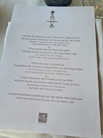 Menu / carte de Restaurant La Cabro d'Or Baumanière à Les Baux-de-Provence