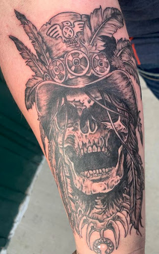 Explore badass mens tattoo ideas, creative tattoo ideas in Fort Dodge, available at Crave Tattoo