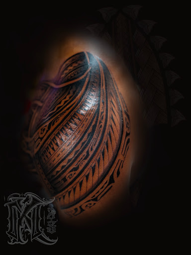 Explore side face tattoo ideas, creative tattoo ideas in Honolulu, available at Sacred Art Tattoo Waikiki