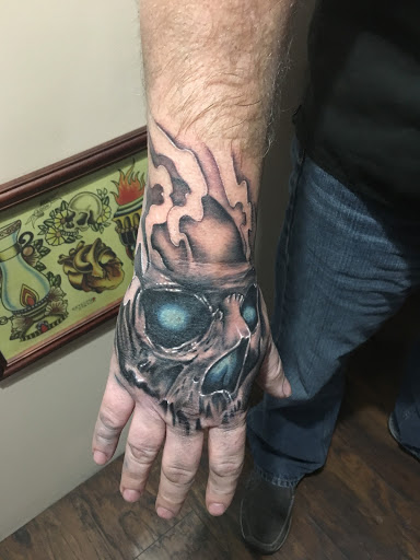 Explore lab tattoo ideas, creative tattoo ideas in Kingsford, available at Deft Tattoo Studio
