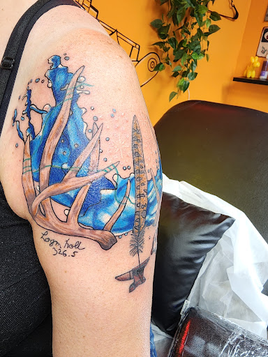 Explore pocahontas tattoo ideas, creative tattoo ideas in Dickinson, available at Creative InSight Tattoo