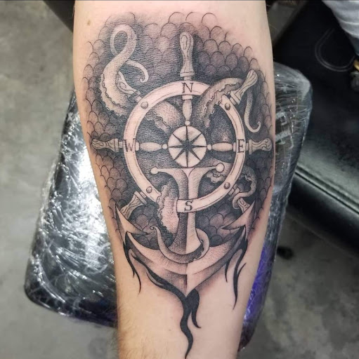 Explore chest sleeve tattoo ideas, creative tattoo ideas in Cocoa Beach, available at The Corner Tattoo and Piercing Studio