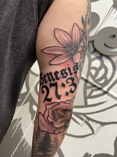 Explore elephant tattoo ideas for guys, creative tattoo ideas in Zumbrota, available at Art by Sinclair Tattoo Artist At Dry Bones Ink