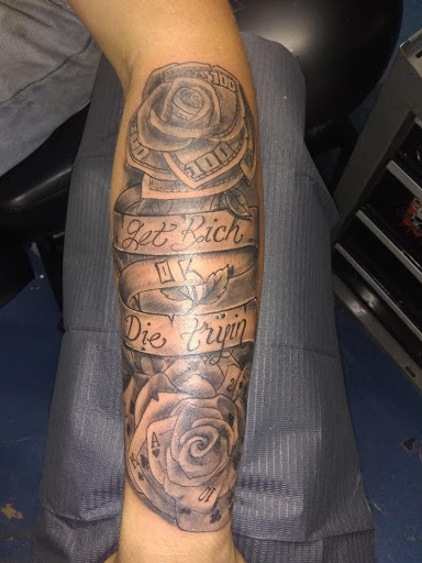 Explore dog nose print tattoo ideas, creative tattoo ideas in Abilene, available at Downtown Tattoo