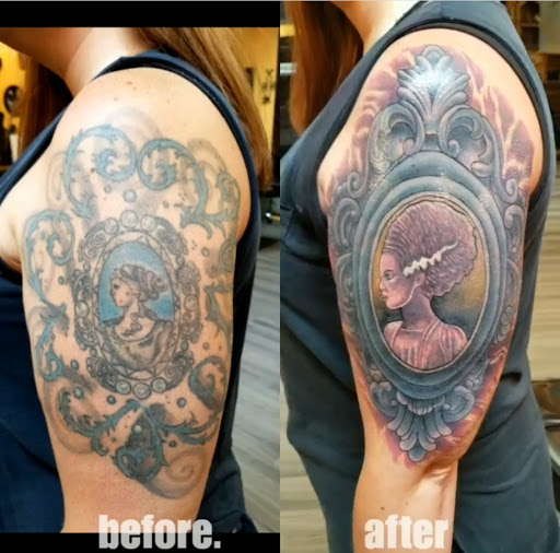 Explore tattoo ideas womens arm, creative tattoo ideas in Buford, available at Inked Arts Tattoo Studio