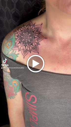 Find tattoos ideas on chest for your next unique tattoo in Cleveland at Vanaheim Tattoo and Piercing Studio