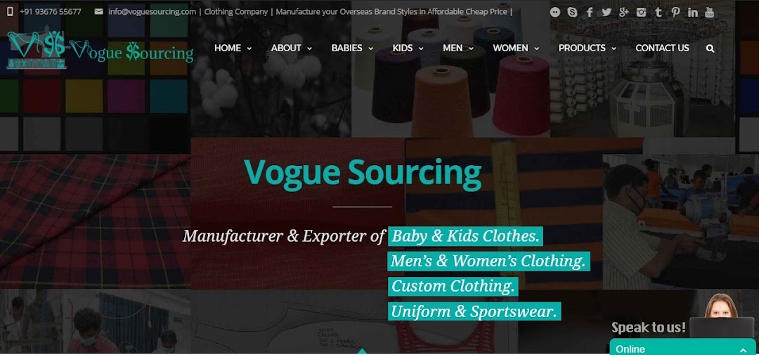 Vogue Sourcing - Overseas Clothing Manufacturer & Exporter in Tirupur, India