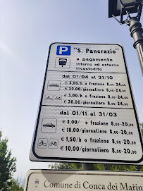 Menu / carte de Capo di Conca à Conca dei Marini