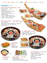 Carte du Wok Sushi Lin à Coignières