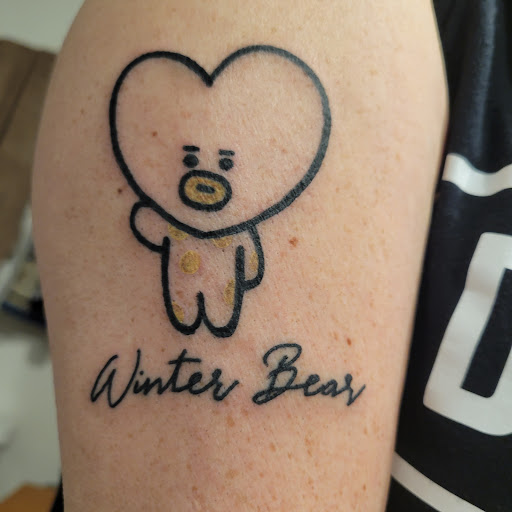 Explore hockey tattoo ideas, creative tattoo ideas in Savannah, available at Tramp Art Studios