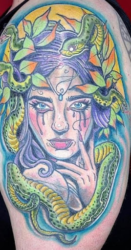 Explore red ink tattoo ideas for guys, creative tattoo ideas in Mesa, available at Ranger Tattoo & Piercing