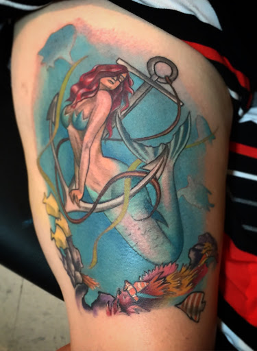 Explore calf muscle tattoo ideas, creative tattoo ideas in El Sobrante, available at True Ambition Art Company