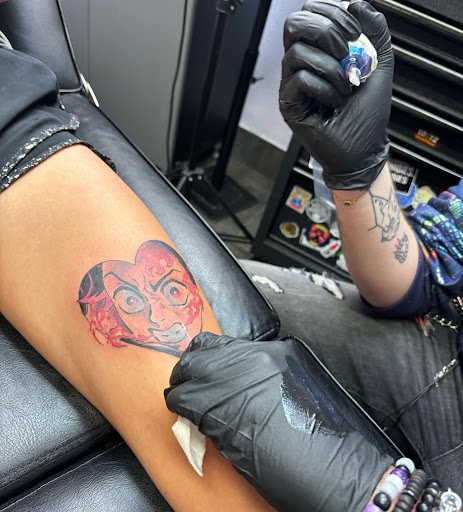 Explore queen of spades tattoo ideas, creative tattoo ideas in Atoka, available at Lucky Devil Tattoo