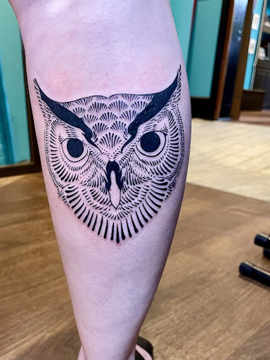 Explore tattoo son ideas, creative tattoo ideas in New Orleans, available at Lucky Dagger Tattoo