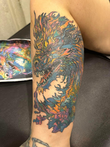 Explore simple elephant tattoo ideas, creative tattoo ideas in Columbus, available at Infamous Ink Tattoos and Piercings