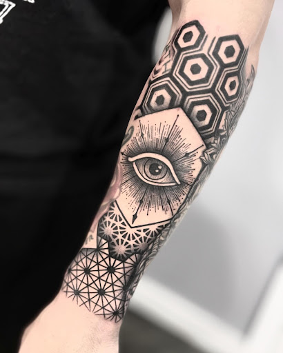 Explore great shoulder tattoo ideas, creative tattoo ideas in Clear Lake, available at Studio 65 Tattoos
