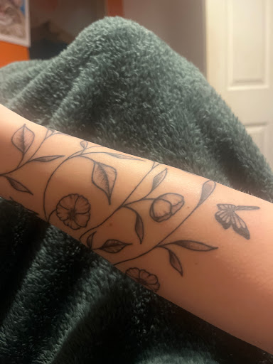 Explore forearm male tattoo ideas, creative tattoo ideas in Charles Town, available at Blue Heron Tattoo