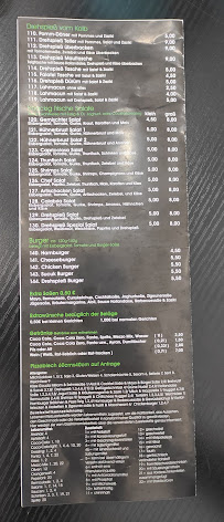 Restaurant de hamburgers La Baguette La Pizza à Heiligenhaus (la carte)