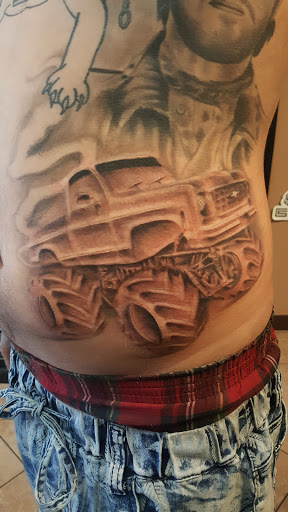 Explore brain tumor tattoo ideas, creative tattoo ideas in Wilson, available at New Addiction Tattoos