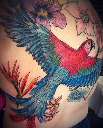 Explore january birth flower tattoo ideas, creative tattoo ideas in Arlington, available at Lady Octopus Tattoos