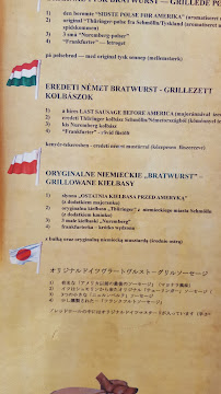 Letzte Bratwurst vor Amerika em Sagres menu n° 7