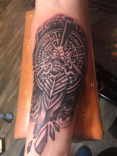 Explore gangster tattoo ideas, creative tattoo ideas in Jonesboro, available at Gallery Of Ink Tattoo Shop