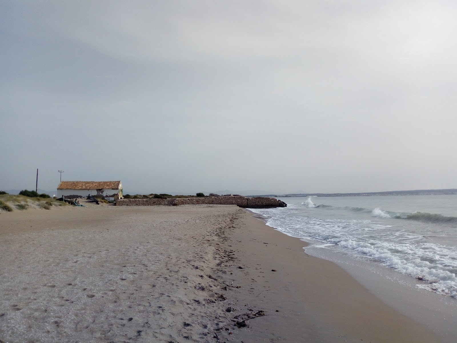 Valokuva Playa del Pinetista. pinnalla sininen vesi:n kanssa