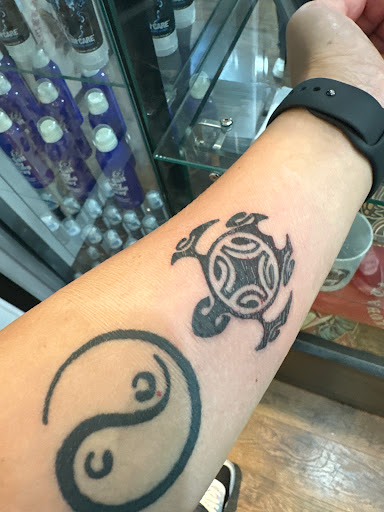 Explore damaged tattoo ideas, creative tattoo ideas in Honolulu, available at Aloha Tattoo Waikiki Hilton Hawaiian Village Rainbow Bazaar